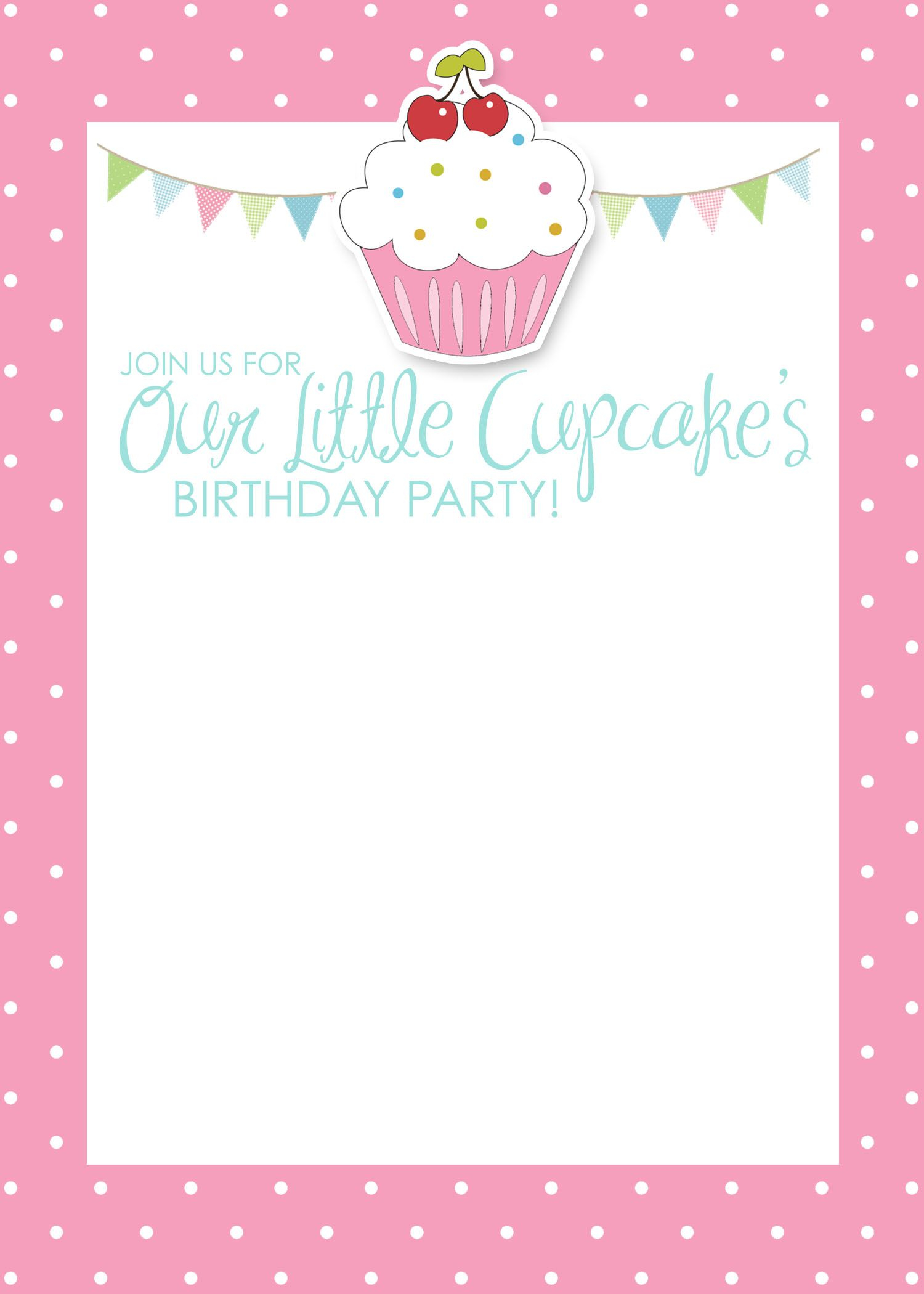 Cupcake Birthday Party With Free Printables Birthday Printable in dimensions 1500 X 2100