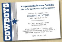 Dallas Cowboys Invitation Template Party Boards In 2019 Cowboy throughout sizing 975 X 975