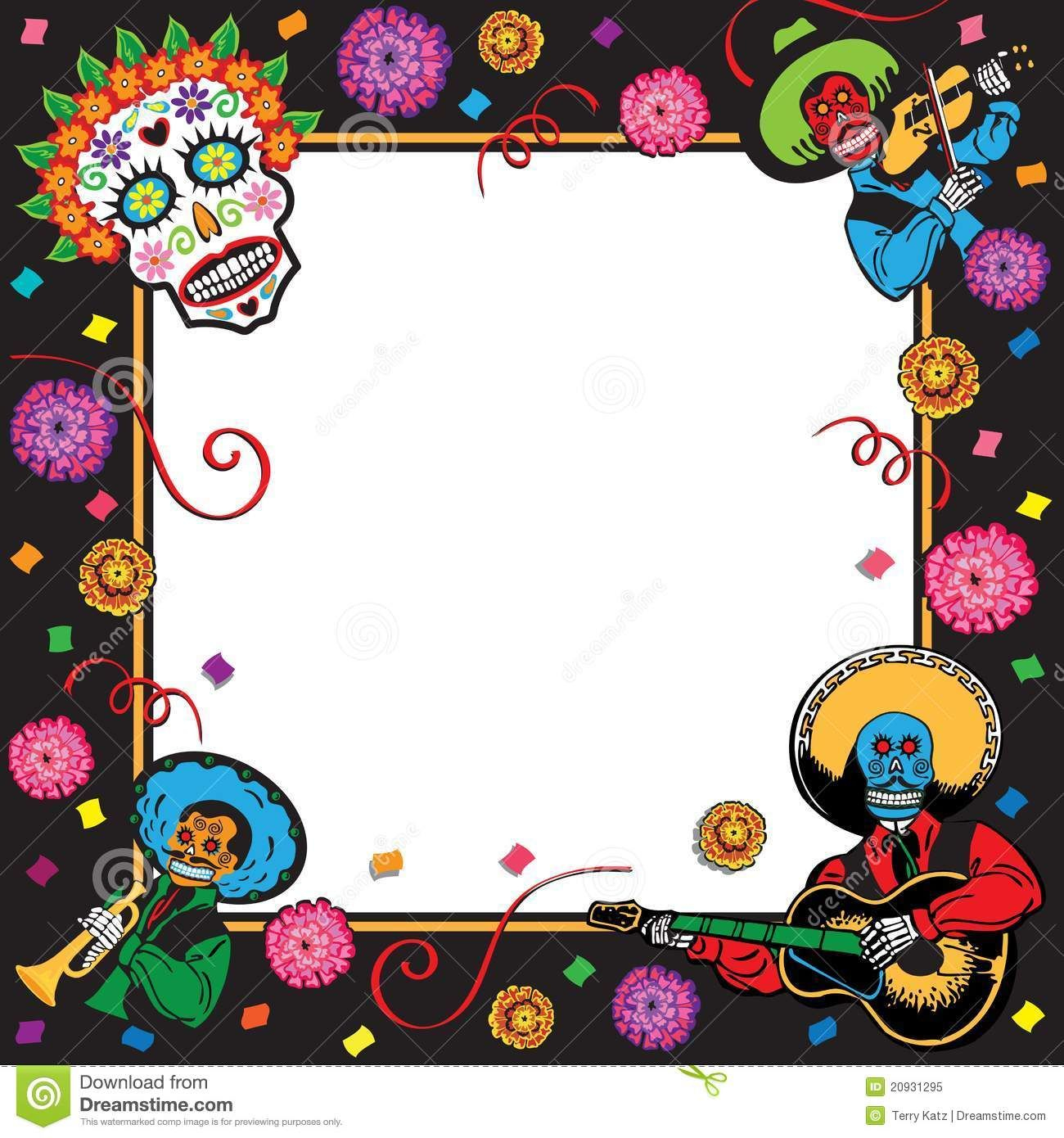 Day Of The Dead Party Invitations Party Invitation Cakes And throughout proportions 1300 X 1390