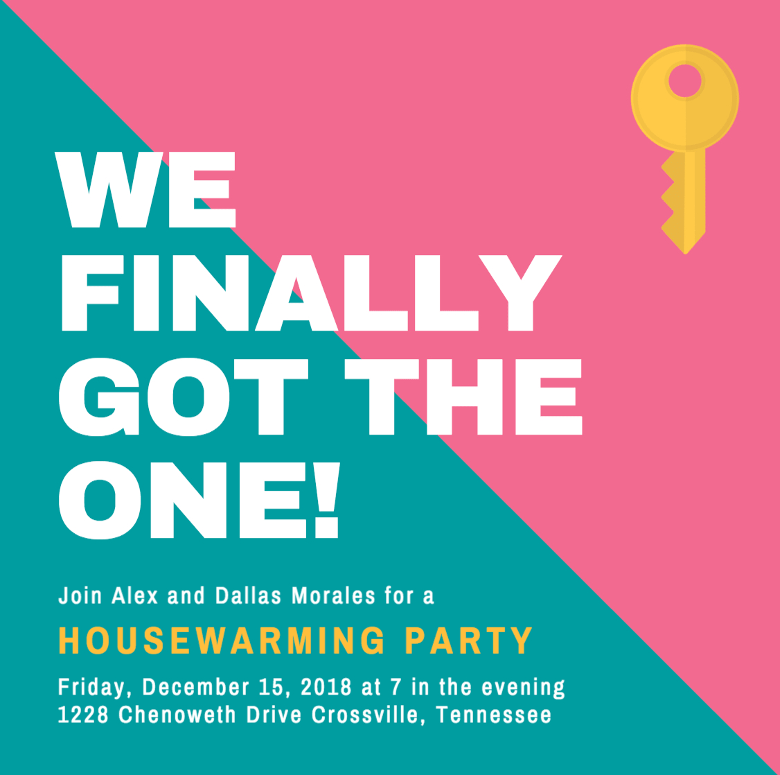 Design Your Own Custom Housewarming Invitations Canva with proportions 1126 X 1118