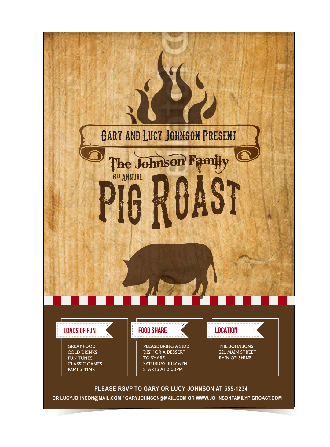 Designcontest Pig Roast Event Ticket Poster Ticketprinting regarding dimensions 1080 X 1463