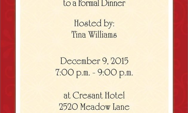 Dinner Invitation Template Free Places To Visit Dinner Party throughout size 750 X 1075