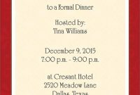 Dinner Invitation Template Free Places To Visit Dinner Party with regard to sizing 750 X 1075