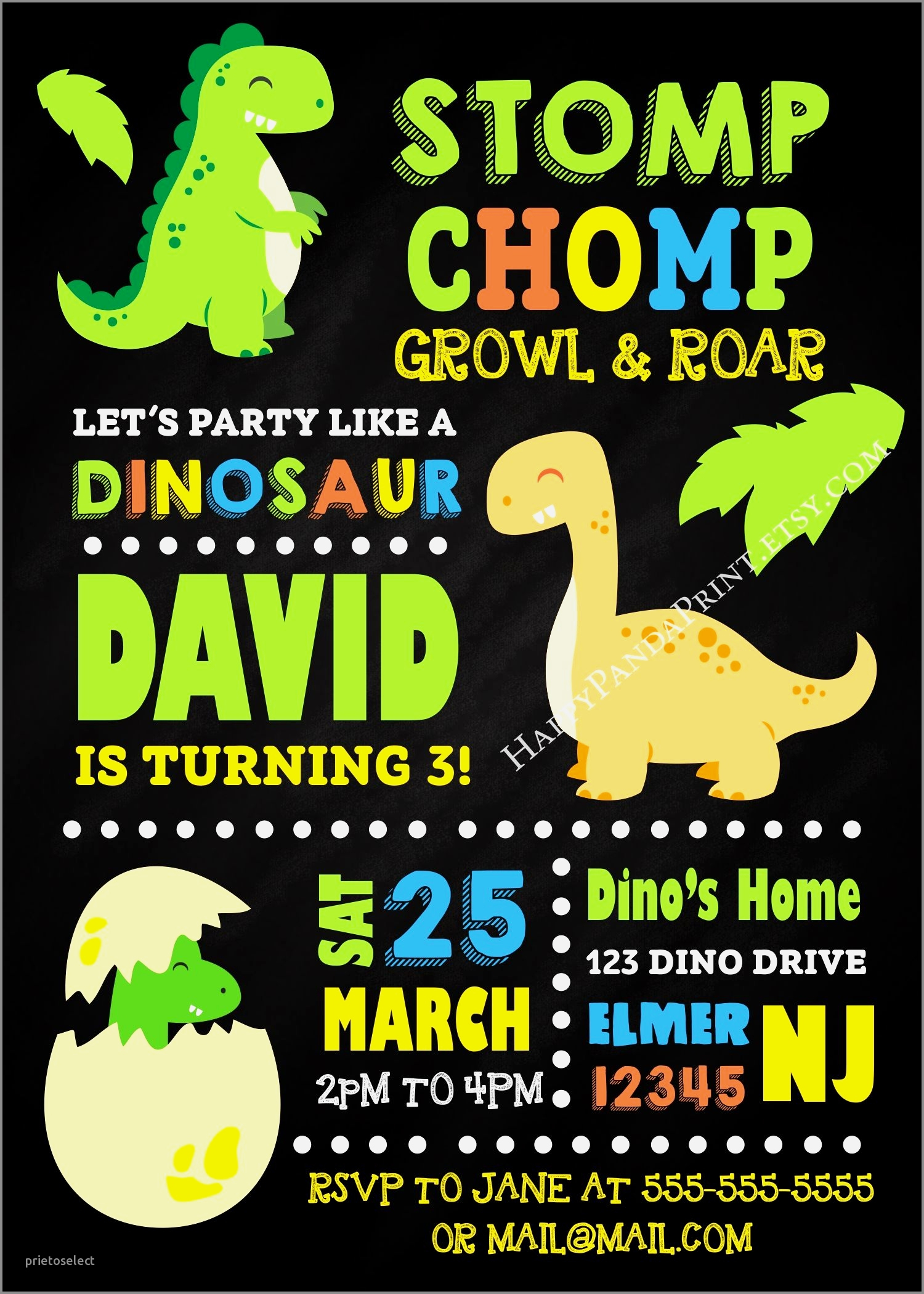 Dinosaur Train Birthday Party Invitations Australia Themed Girl intended for size 1500 X 2100