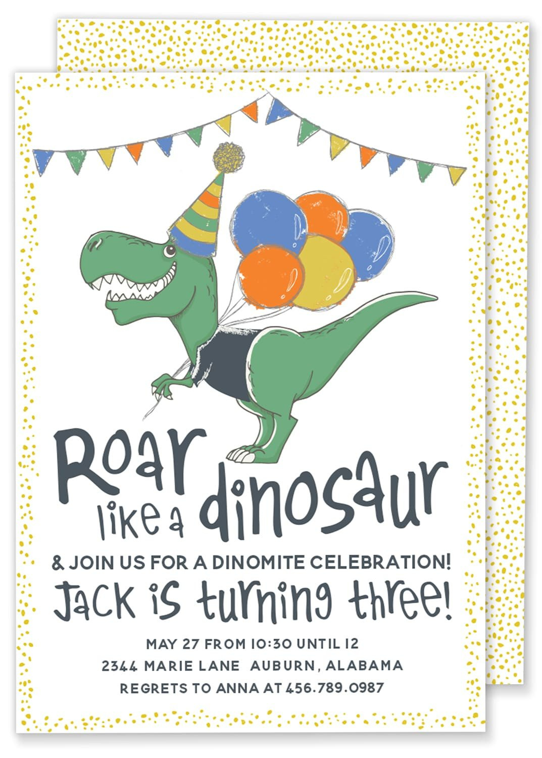 Dinosaur Train Birthday Party Invitations Australia Themed Girl throughout sizing 1073 X 1500