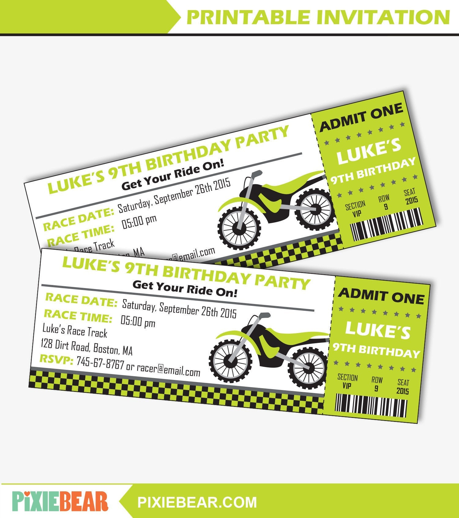 Dirt Bike Invitation Printable Motorcycle Birthday Invitation For A Motocross Party Or Dirt Bike Birthday Instant Download Editable Pdf regarding dimensions 1500 X 1692