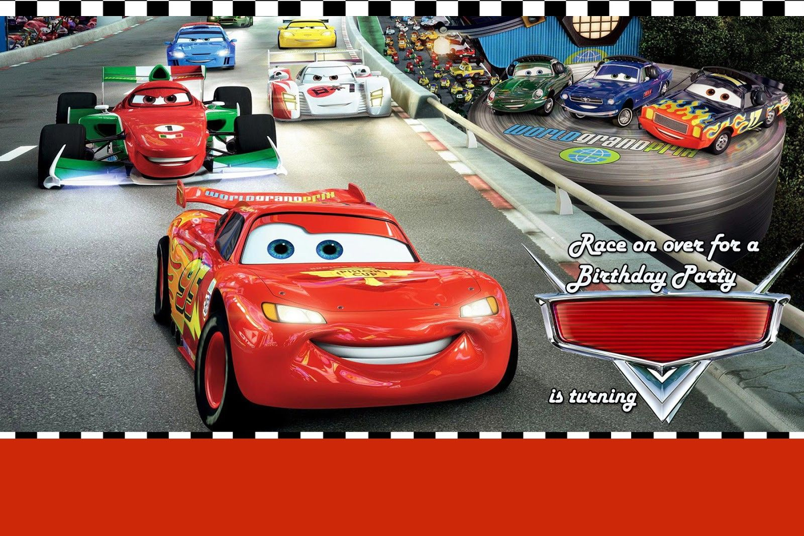 Disney Cars Invitations Templates Free Aryan In 2019 Cars in sizing 1600 X 1067