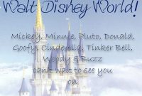 Disney Printable Trip And Event Invitations Free with regard to measurements 945 X 975