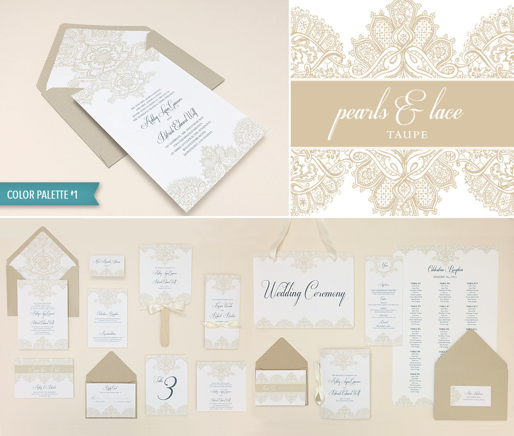 Diy Elegant Lace Wedding Invitation Template Suite intended for measurements 1050 X 890