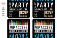 Diy Free Vip Party Invite Template Hi All Thank You All For Your in dimensions 744 X 1066