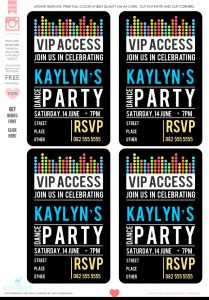 Diy Free Vip Party Invite Template Hi All Thank You All For Your in dimensions 744 X 1066