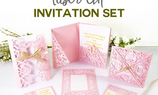 Diy Wedding Invitation Templates Free Laser Cut Set Jennifer Maker for measurements 1550 X 1550