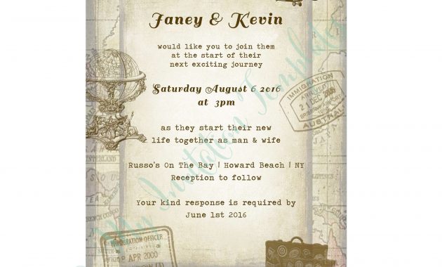 Diy Wedding Invitations Templates Travel Wedding Invitations Diy inside proportions 2000 X 2000