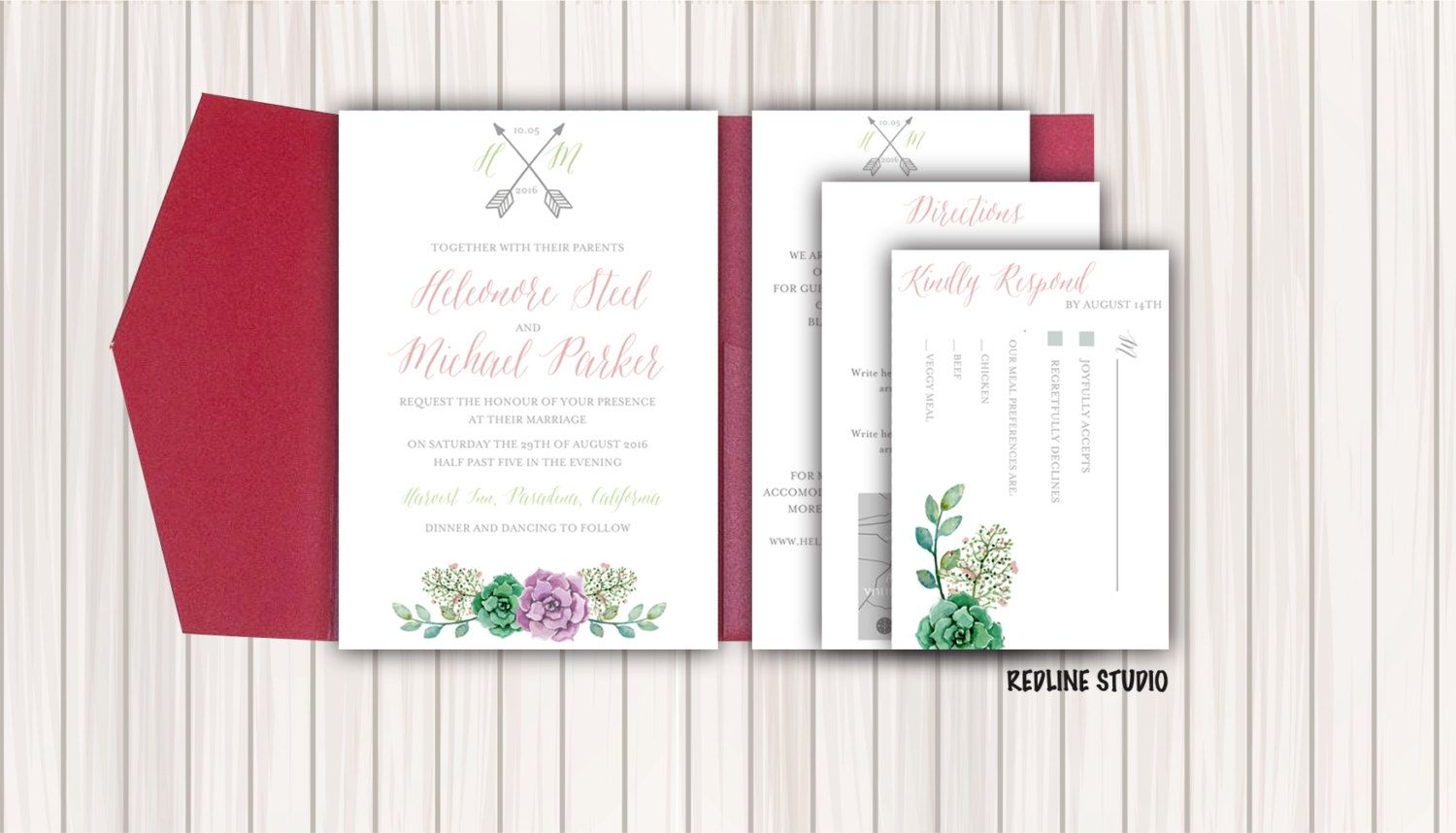 Diy Wedding Pocket Invitation Template Instant Download Editable with sizing 1500 X 858