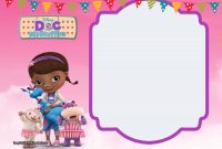 Doc Mcstuffins Birthday Invitation Party Printables Doc with regard to dimensions 2100 X 1500