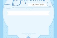 Dotted Blue Free Printable Baptism Christening Invitation with dimensions 1542 X 2220