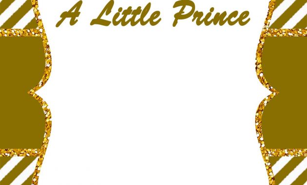 Download Free Little Prince Ba Shower Invitations Templates Ba with regard to dimensions 1500 X 2100