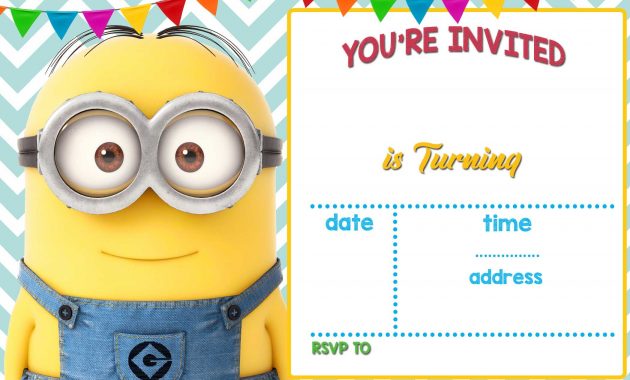 Download Now Free Printable Minion Birthday Invitation Templates in dimensions 2100 X 1500