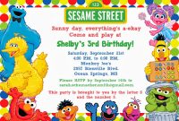 Download Now Free Sesame Street Birthday Invitations Bagvania with measurements 1600 X 1143