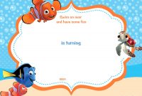 Download Now Free Template Free Printable Finding Nemo Birthday for sizing 1500 X 1071