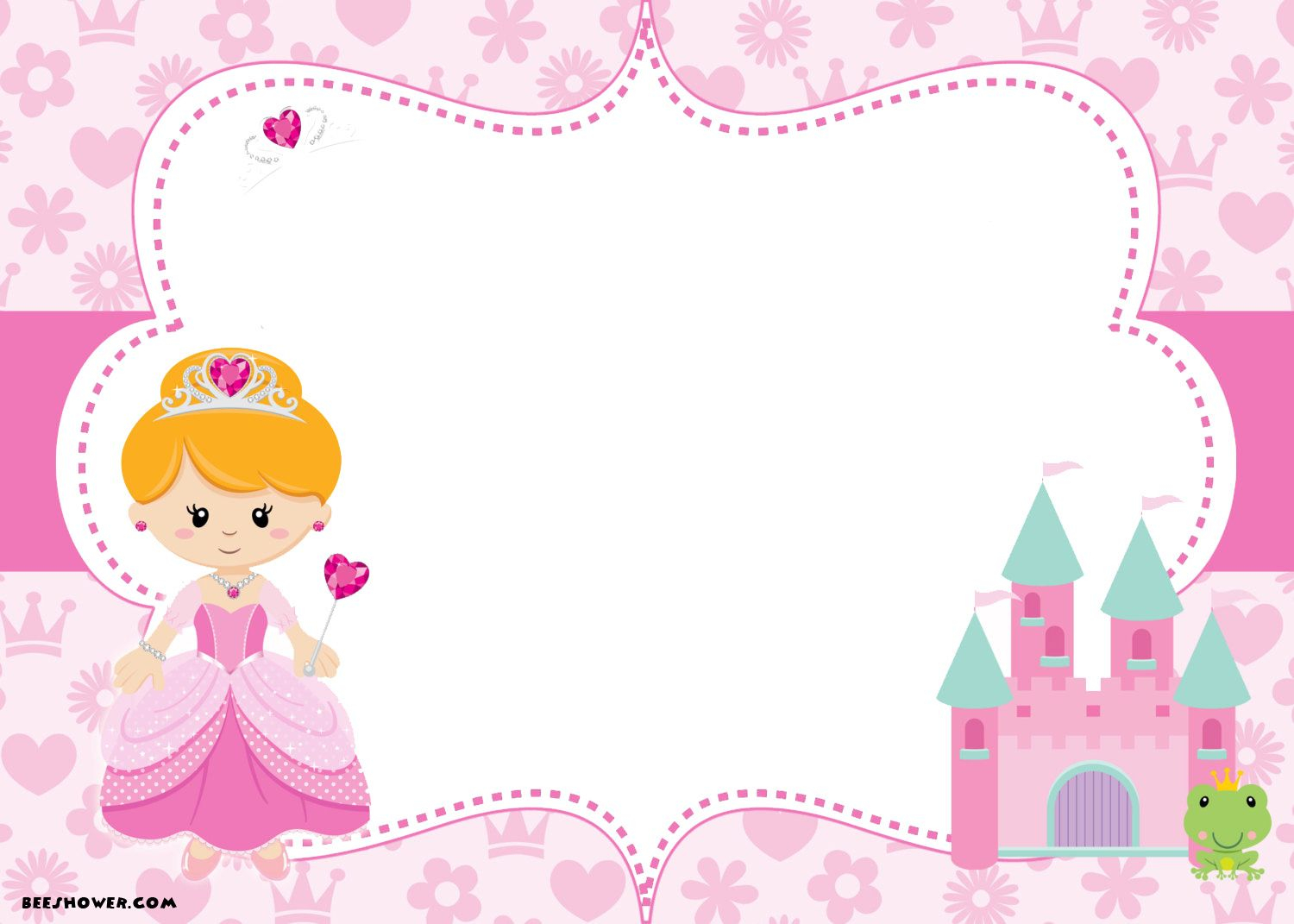 Download Now Princess Themed Ba Shower Ideas And Invitation Free within size 1500 X 1071