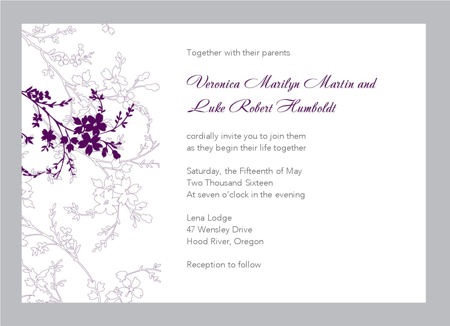 Downloadable Wedding Invitations Templates Wedding Invitation with sizing 1450 X 1052