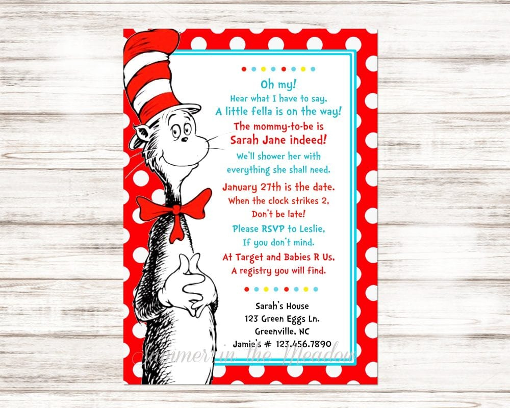 Dr Seuss Ba Shower Ideas Party Food Decorations And More throughout sizing 1000 X 800