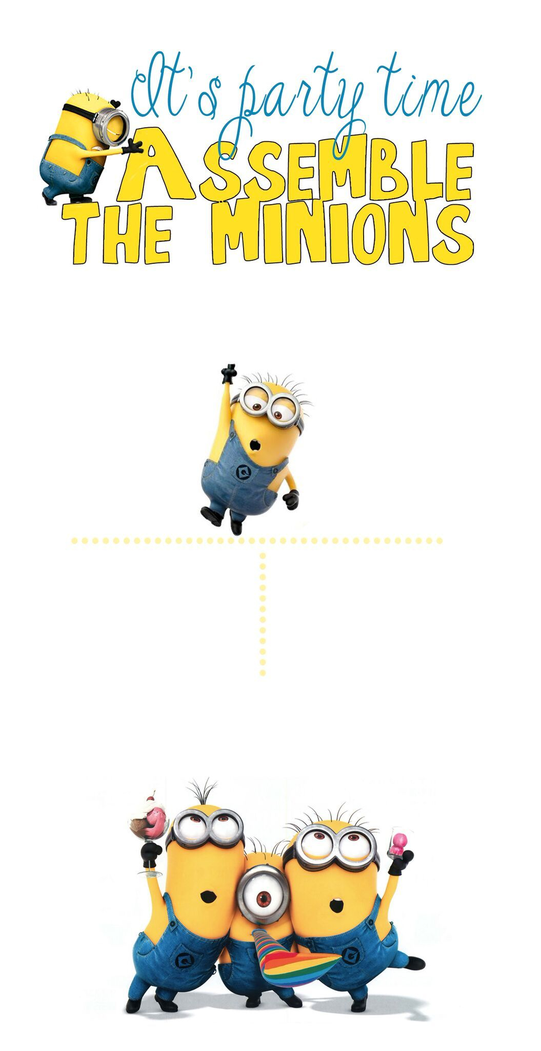 Dropbox Minion Invitation Things To Do Minion Birthday pertaining to size 1055 X 2048