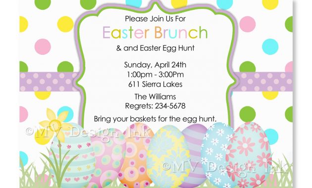 Easter Invitations Templates Invitation Template Ideas inside sizing 1500 X 1125