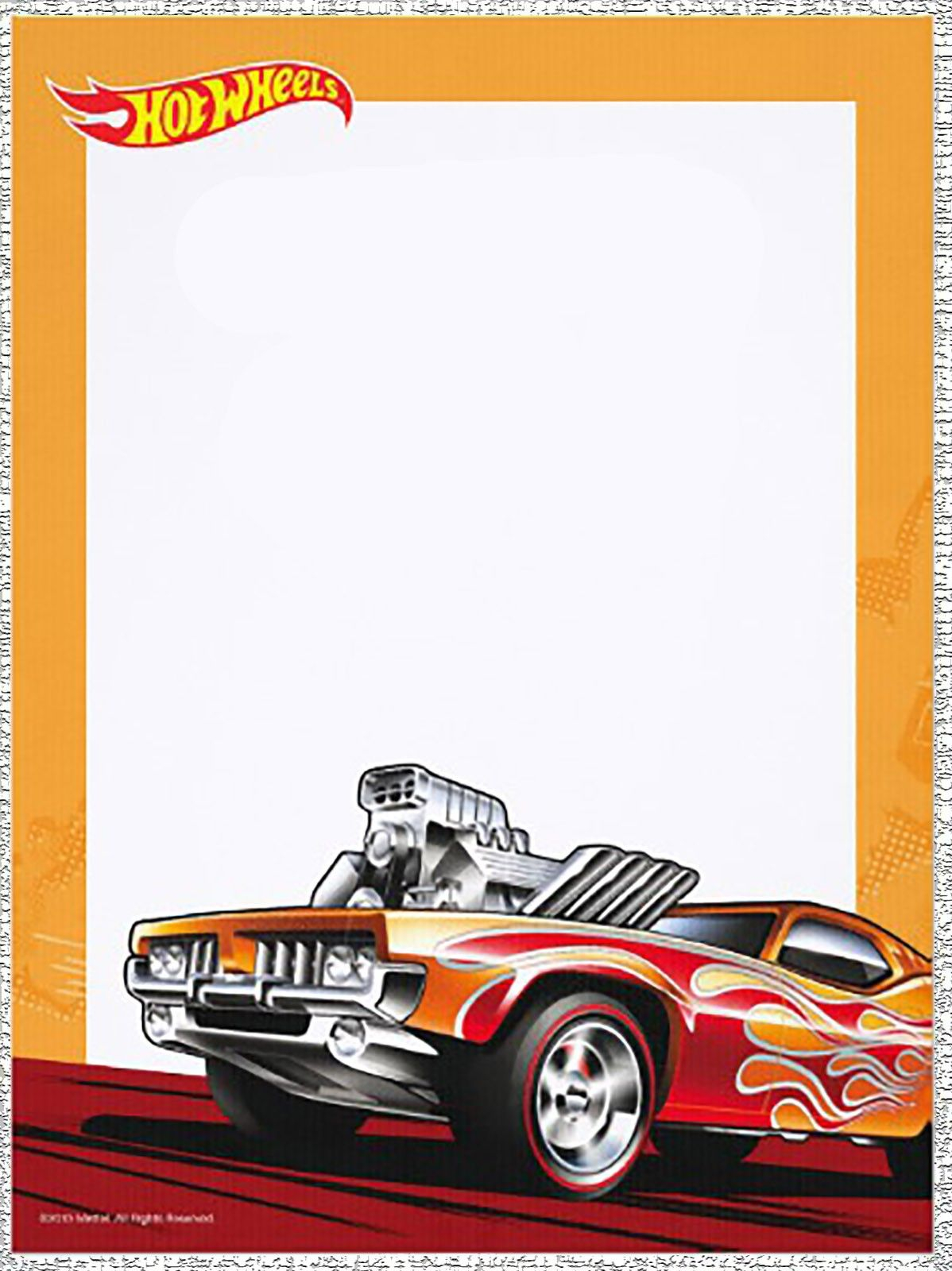 Editable Hot Wheels Invitation Card Josiahs 7th B Day Fiesta De with dimensions 1198 X 1600