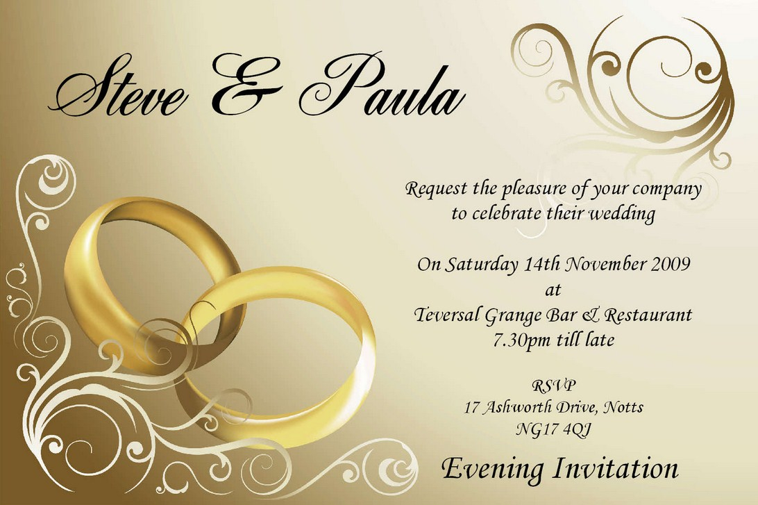 Electronic Wedding Invitations Free Wedding Invitation Collection with measurements 1092 X 727