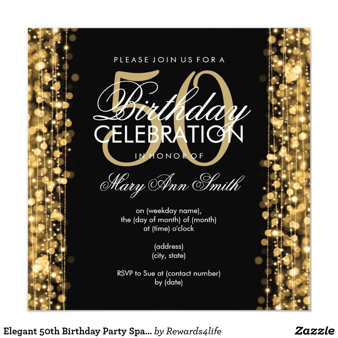 Elegant Birthday Party Invitation Templates Invitation Template Ideas within sizing 1106 X 1106