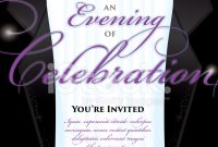 Elegant Black Tie Event Invitation Template With Tuxedo Design Stock with regard to proportions 791 X 1024