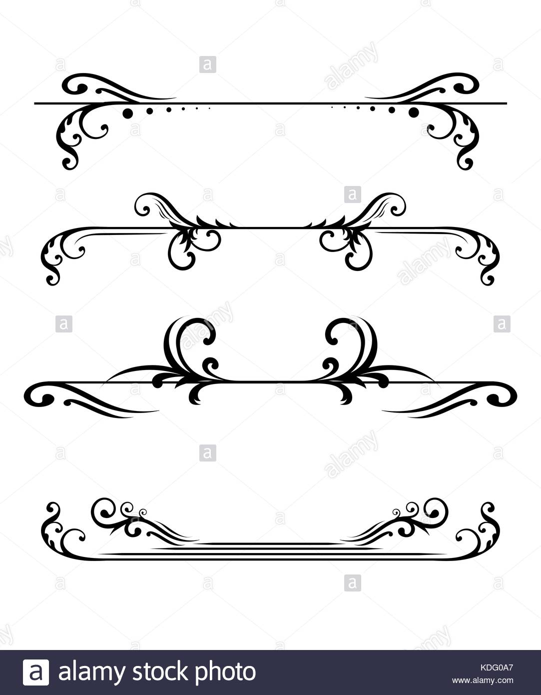 Elegant Floral Monograms And Borders Design Templates For pertaining to size 1083 X 1390