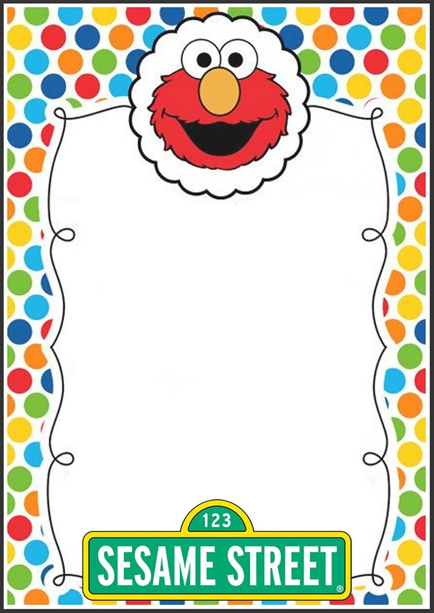 Elmo Party Invitation Template Free Invitation Templates with regard to measurements 850 X 1200