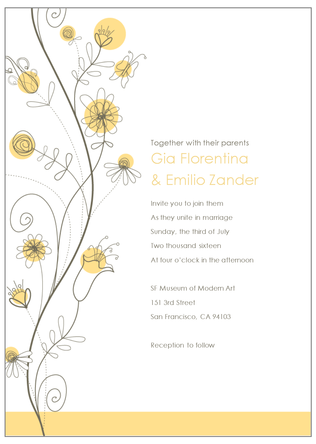 Email Wedding Invitations Templates Sunshinebizsolutions regarding proportions 1032 X 1450