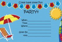 End Of Summer Party Free Printable Five Little Chefs within proportions 1500 X 900
