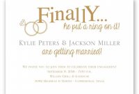 Engagement Invites Templates Party Invitation Collection throughout size 990 X 990