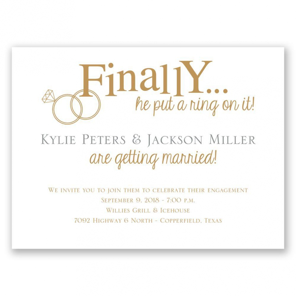Engagement Invites Templates Party Invitation Collection within proportions 990 X 990