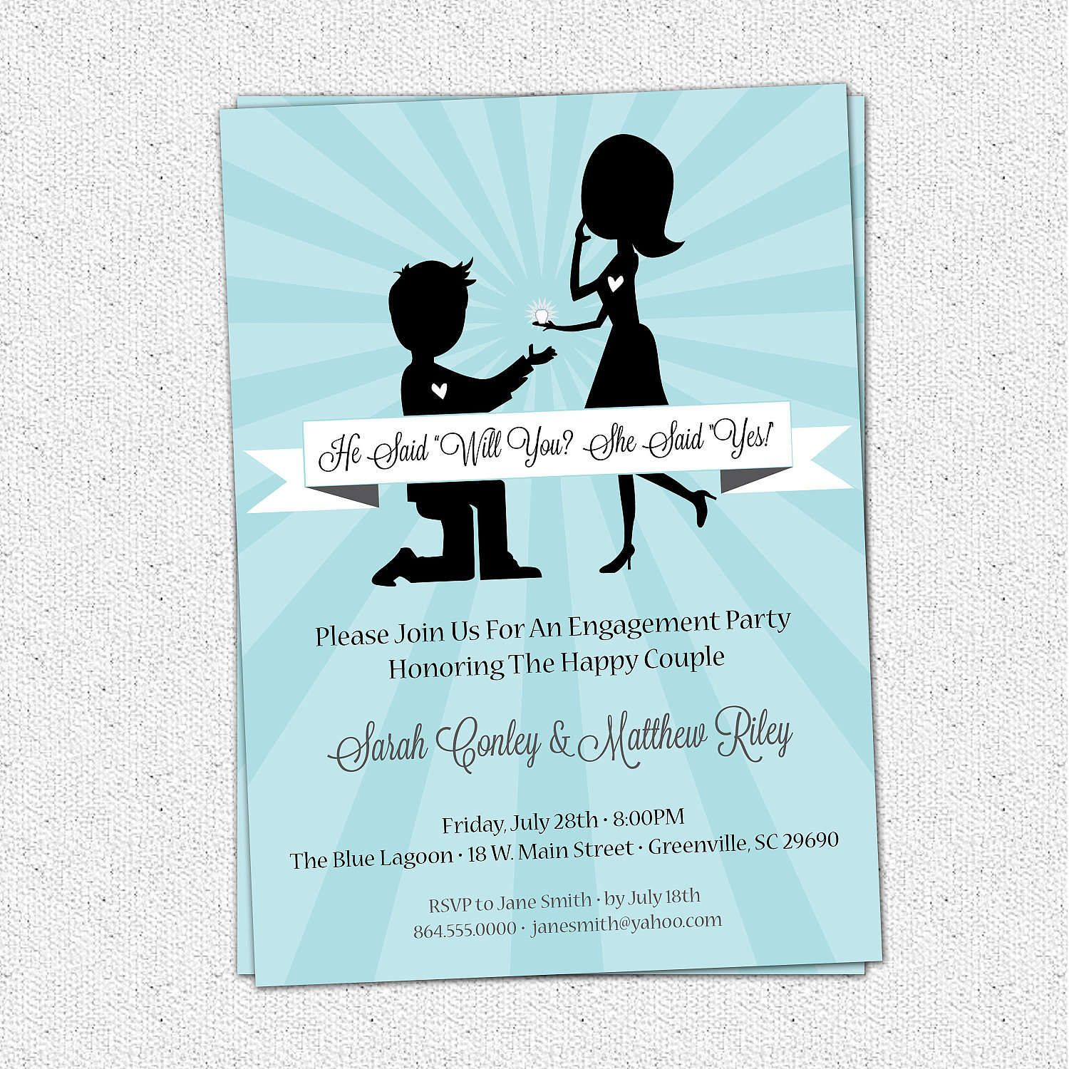 Engagement Party Invitation Templates Engagement Invitations with regard to proportions 1500 X 1500