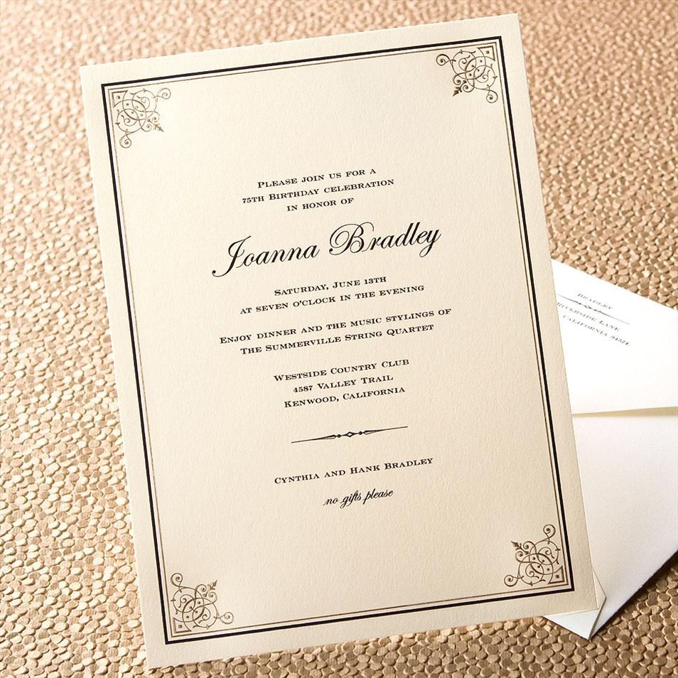 Etiquette A Perfectly Proper Invitation For Every Soiree Style inside dimensions 954 X 954