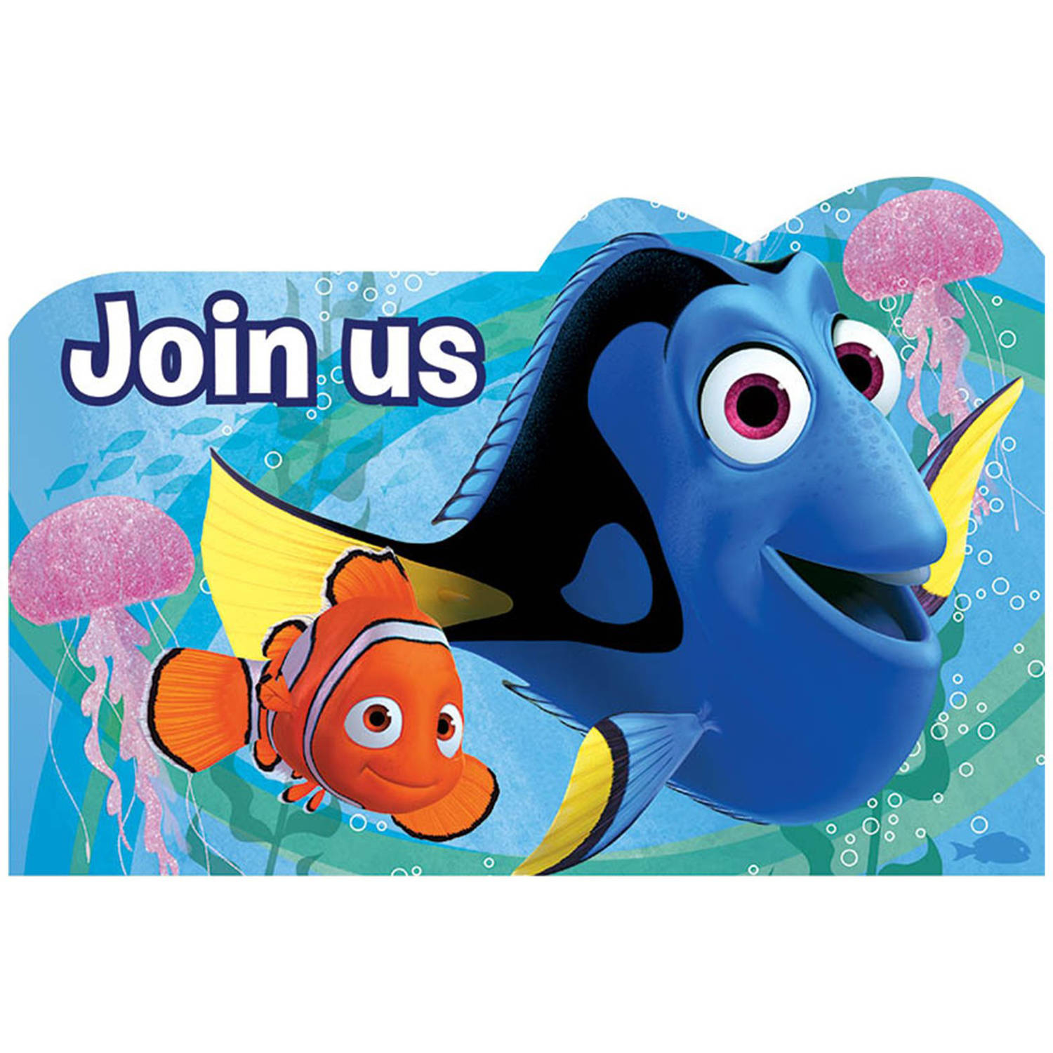 Finding Dory Birthday Free For Invitation Template High Quality within proportions 1500 X 1500