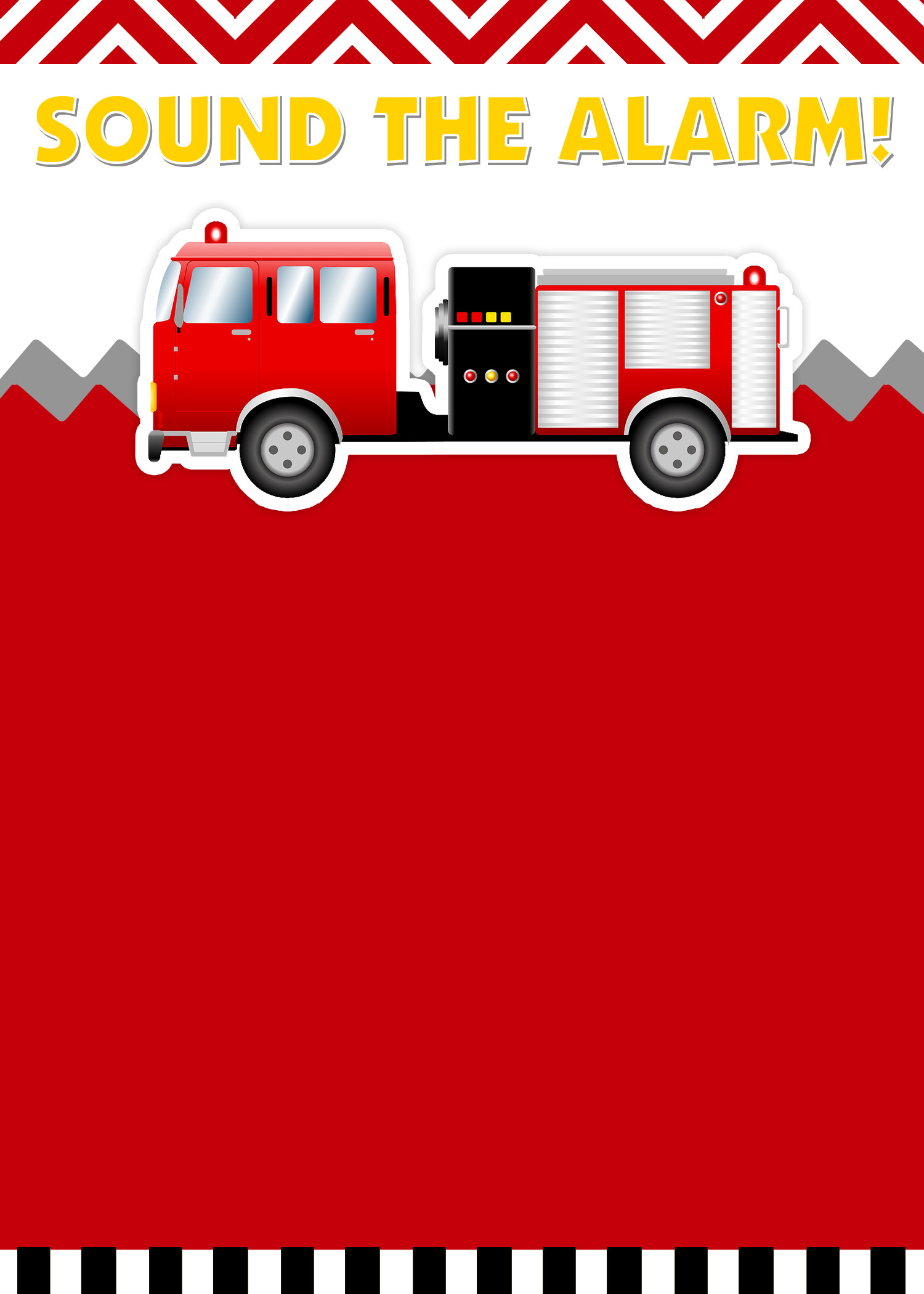 Fire Truck Birthday Party With Free Printables How To Nest For Less throughout size 1500 X 2100