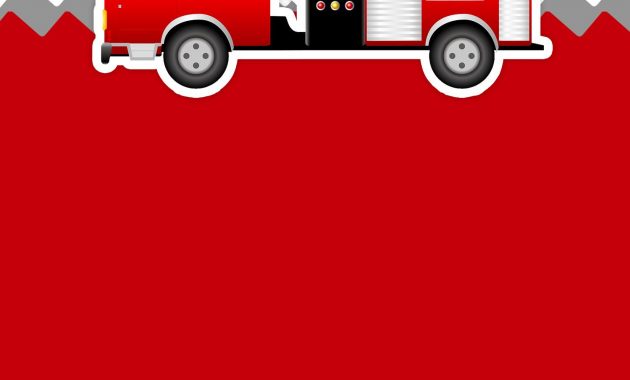 Fire Truck Birthday Party With Free Printables Parties inside proportions 1500 X 2100