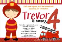 Firefighter Birthday Invitation Ideas For Frey Invitation Ideas with regard to measurements 1050 X 750