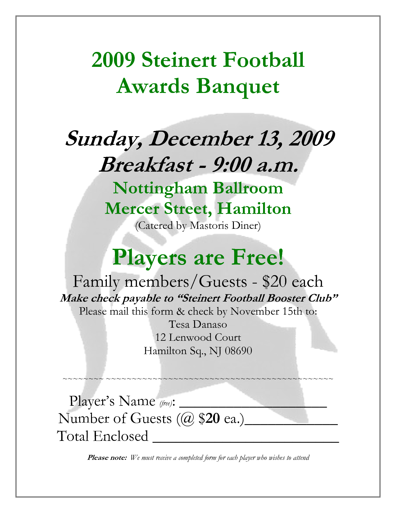 Football Banquet Invitation Template Football Banquet Invitation intended for dimensions 1275 X 1650
