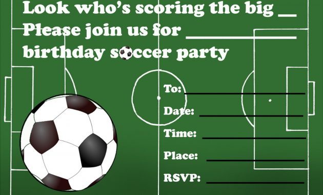 Football Birthday Invitation Template Free Wording First Card High regarding measurements 1920 X 1358