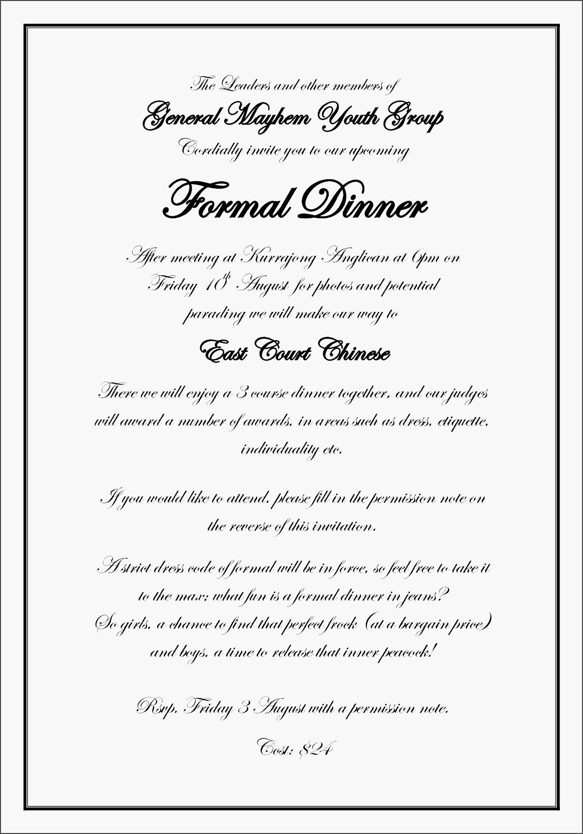 Formal Invitation Card Samples Invitation Templates Free for sizing 1165 X 1666