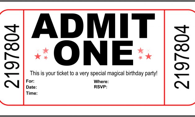 Free Carnival Ticket Invitation Template Download Free Clip Art inside size 2792 X 1450