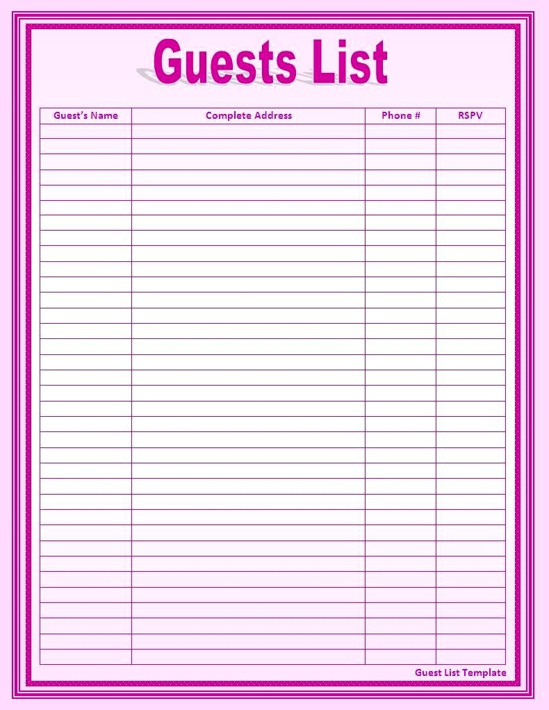 Free Checklist Paper Templates Print Docs Pink Sales Mughals regarding dimensions 790 X 1022